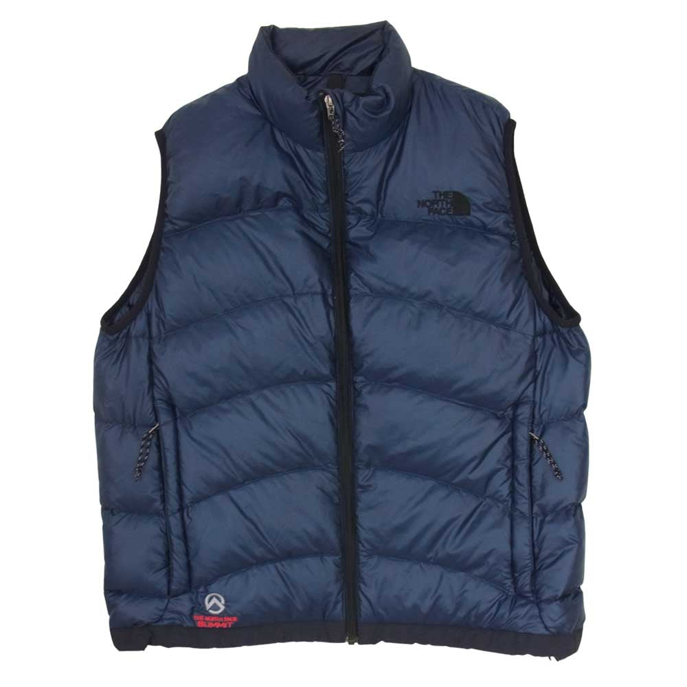 THE NORTH FACE ノースフェイス ND13300 ACONCAGUA VEST アコンカグア ダウン ベスト ネイビー系 S【中古】
