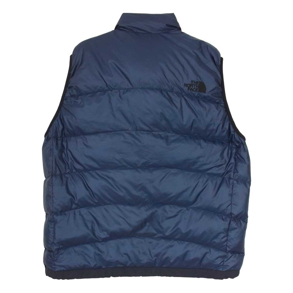 THE NORTH FACE ノースフェイス ND13300 ACONCAGUA VEST アコンカグア ダウン ベスト ネイビー系 S【中古】