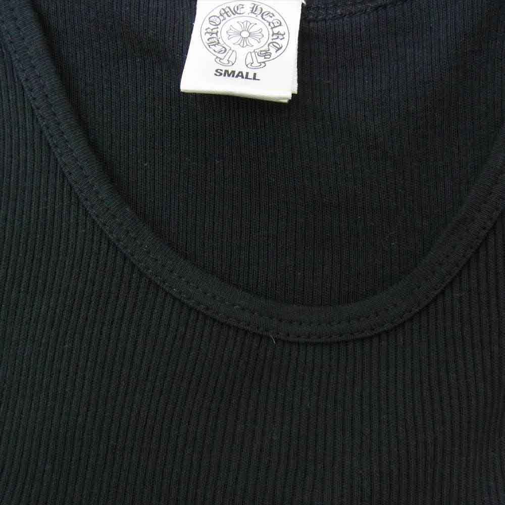 CHROME HEARTS クロムハーツ（原本無） 国内正規品 CHプラス プリント タンクトップ ブラック系 S【中古】