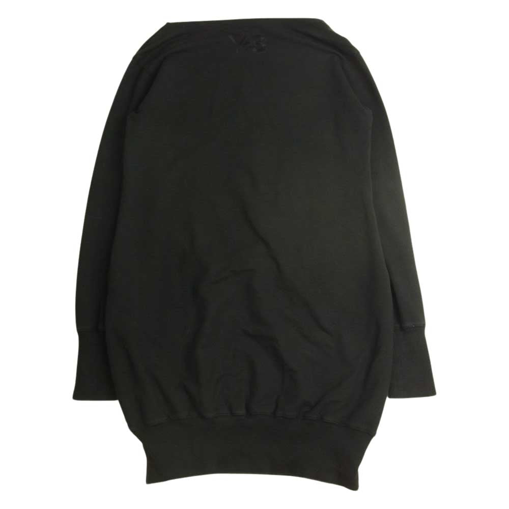 Yohji Yamamoto ヨウジヤマモト Y-3 ワイスリー AK9001 ロゴ刺繍 ボートネック ワンピース ブラック系 S【中古】