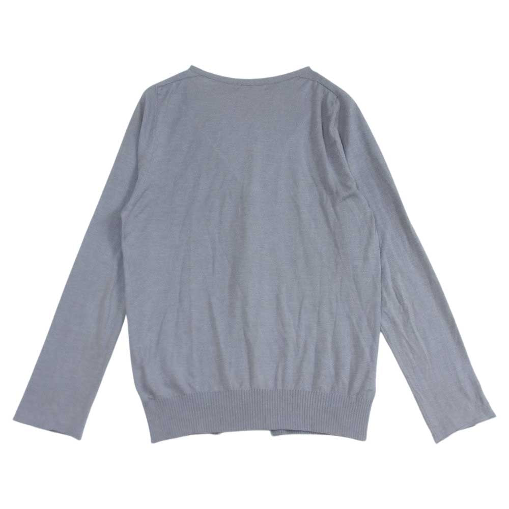 Yohji Yamamoto ヨウジヤマモト Y's ワイズ MT-K13-073 コットンアクリル ジップカーディガン グレー系 L【中古】