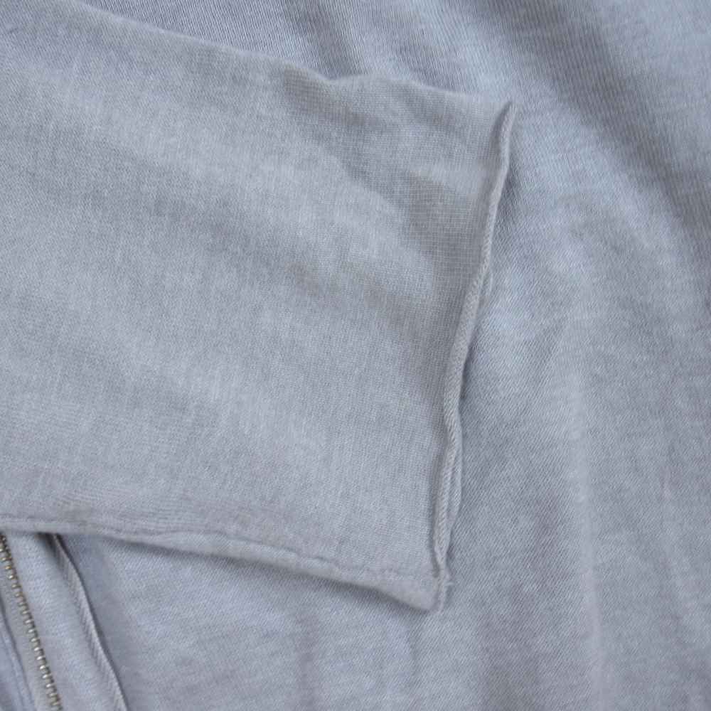 Yohji Yamamoto ヨウジヤマモト Y's ワイズ MT-K13-073 コットンアクリル ジップカーディガン グレー系 L【中古】