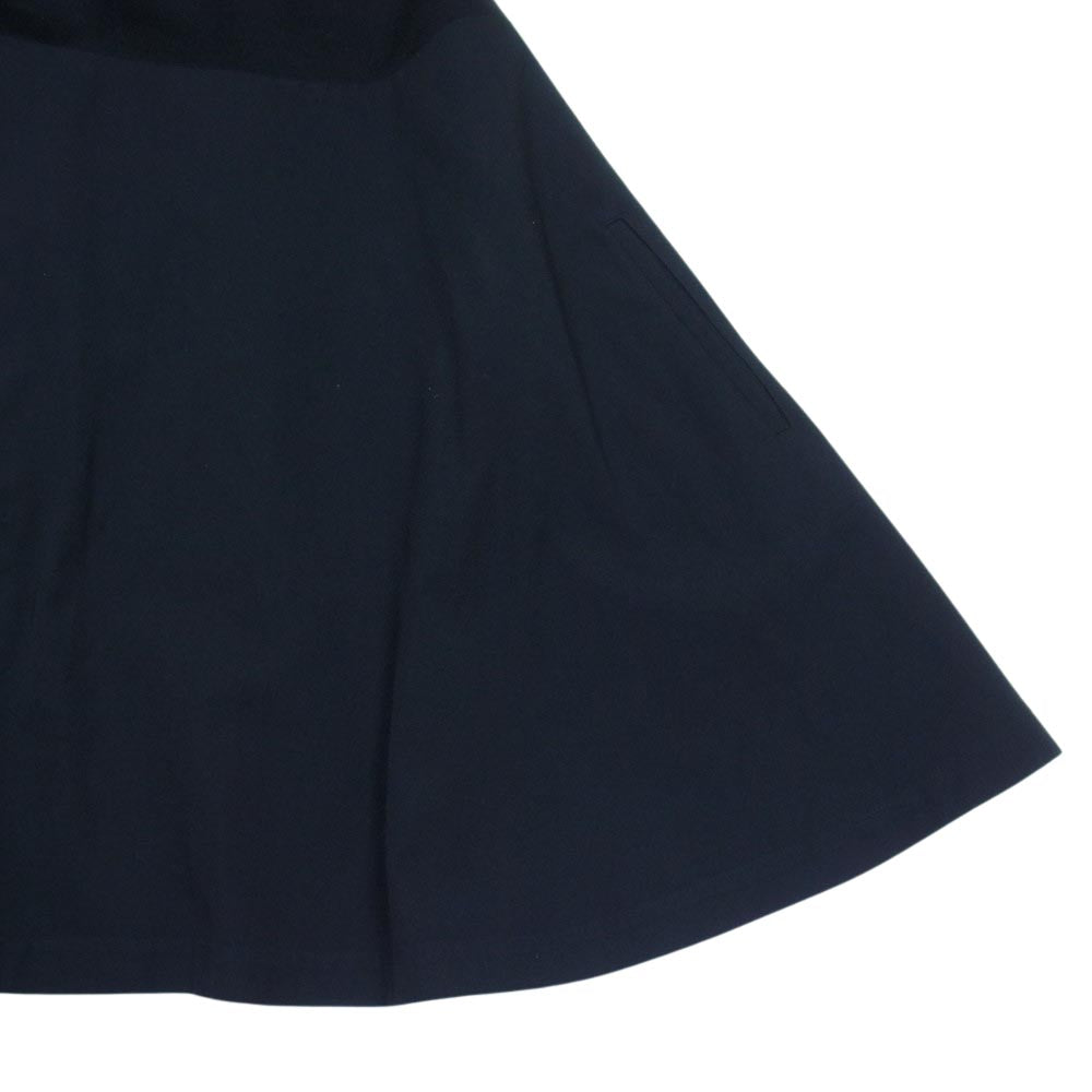 Yohji Yamamoto ヨウジヤマモト ファム 13AW FQ-D01-809 ハイネック ニット切替 ノースリーブ フレア ワンピース ブラック系 1【中古】