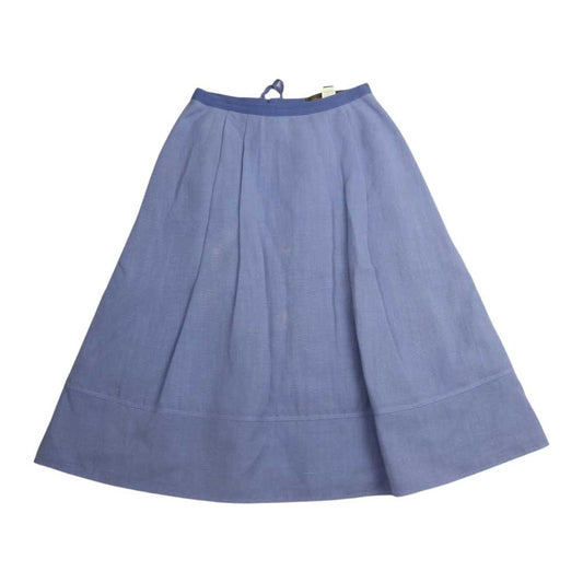LOUIS VUITTON ルイ・ヴィトン LVJグループ国内正規品 シルク リネン レイヤード スカート ブルー系 36【中古】