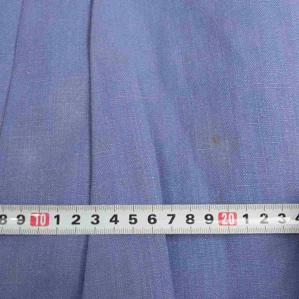 LOUIS VUITTON ルイ・ヴィトン LVJグループ国内正規品 シルク リネン レイヤード スカート ブルー系 36【中古】