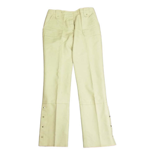 LOUIS VUITTON ルイ・ヴィトン LVJグループ国内正規品 スタッズ付き テーパード ベイカーパンツ ベージュ系 38【中古】