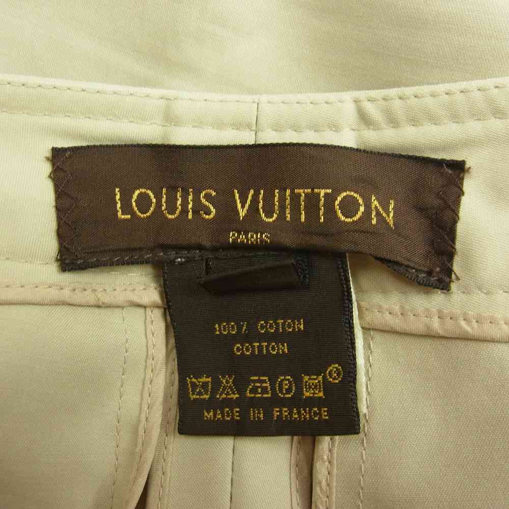 LOUIS VUITTON ルイ・ヴィトン LVJグループ国内正規品 スタッズ付き テーパード ベイカーパンツ ベージュ系 38【中古】