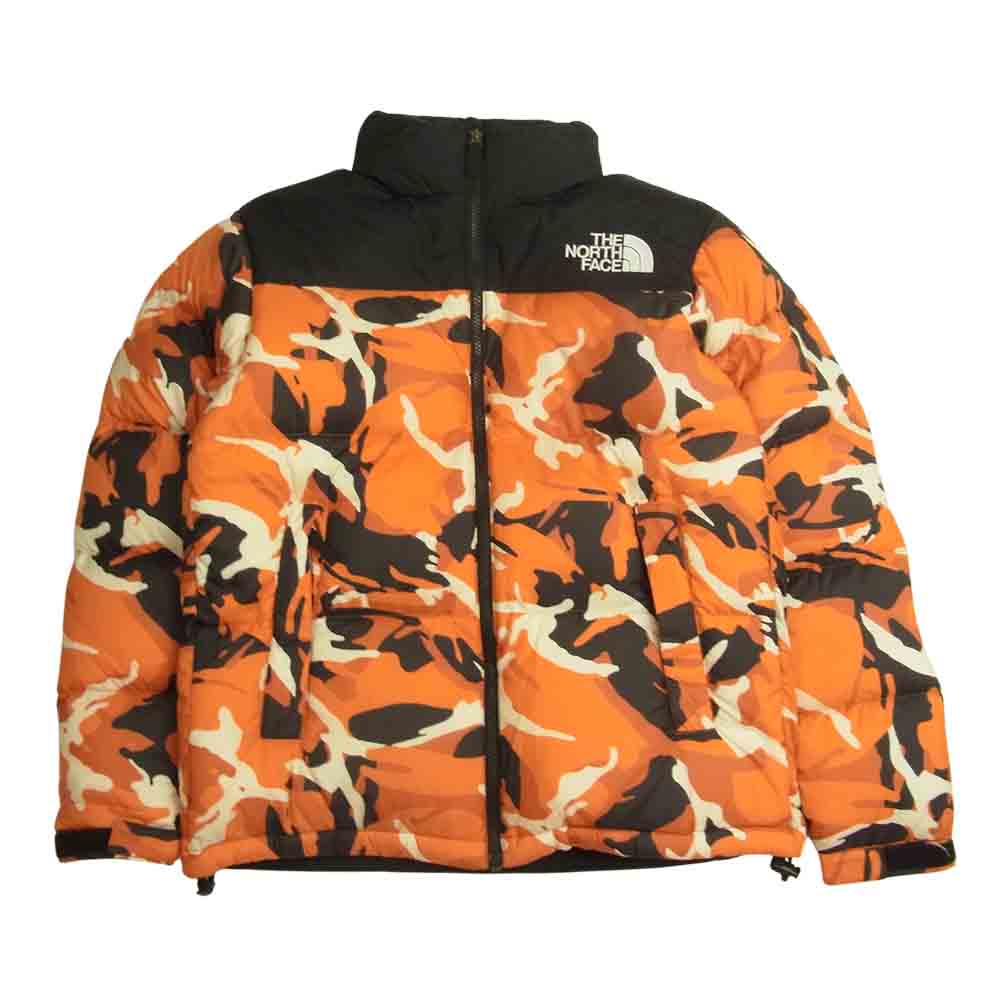 THE NORTH FACE ノースフェイス ND91842 Novelty Nuptse Jacket ノベルティ ヌプシ ダウン ジャケット  オレンジ系 M【中古】