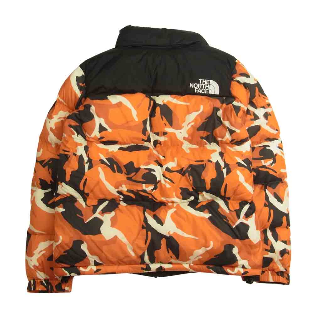 THE NORTH FACE ノースフェイス ND91842 Novelty Nuptse Jacket ノベルティ ヌプシ ダウン ジャケット  オレンジ系 M【中古】