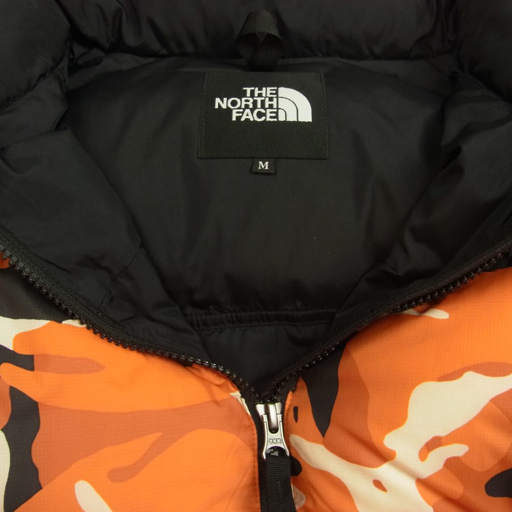 THE NORTH FACE ノースフェイス ND91842 Novelty Nuptse Jacket ノベルティ ヌプシ ダウン ジャケット  オレンジ系 M【中古】