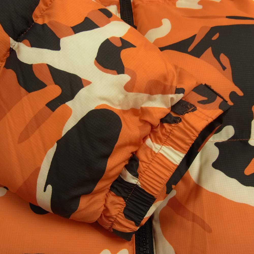 THE NORTH FACE ノースフェイス ND91842 Novelty Nuptse Jacket ノベルティ ヌプシ ダウン ジャケット  オレンジ系 M【中古】