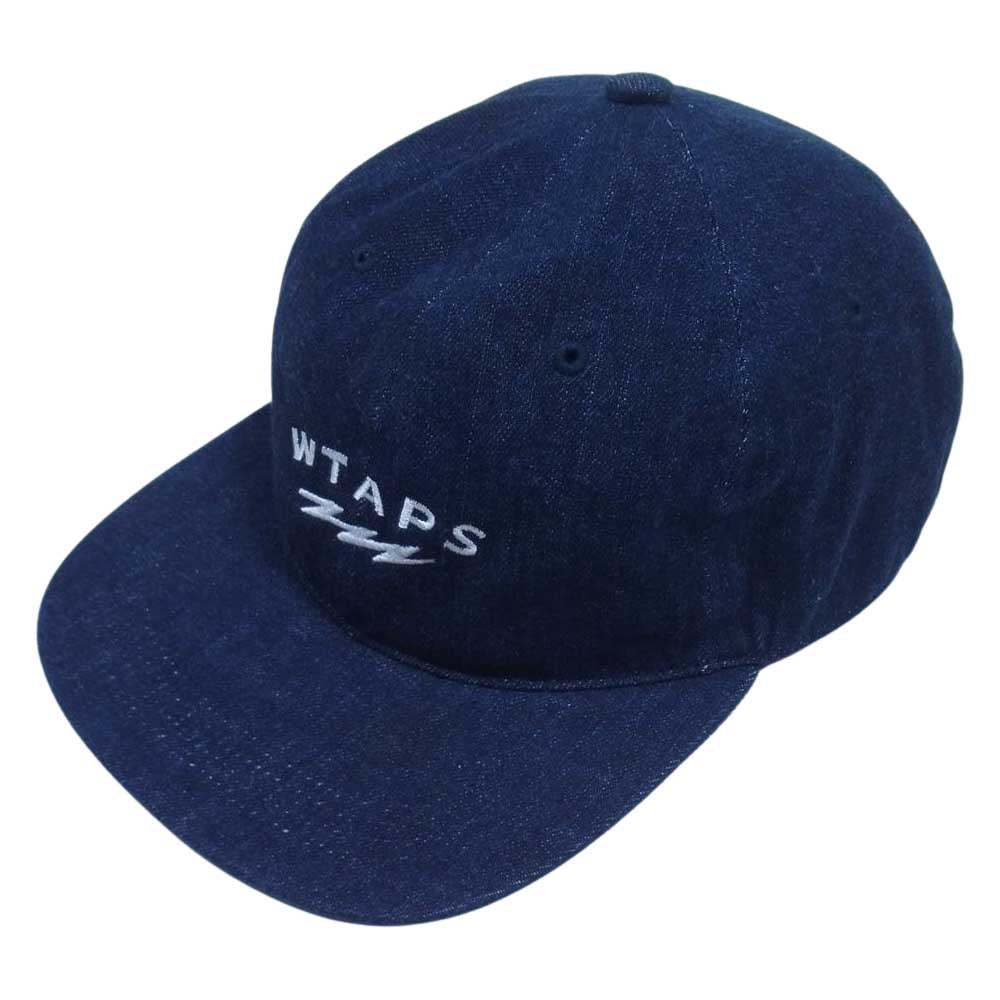 WTAPS ダブルタップス 21AW 212hcdt-ht05 T-6H 01 CAP/COTTON. DENIM デニム キャップ ブルー系【中古】