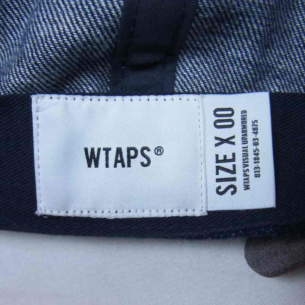 WTAPS ダブルタップス 21AW 212hcdt-ht05 T-6H 01 CAP/COTTON. DENIM デニム キャップ ブルー系【中古】