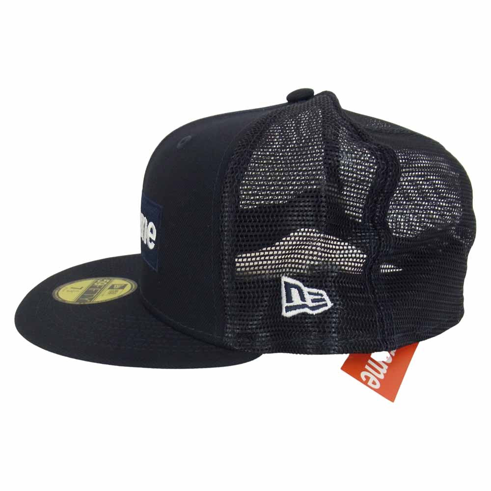 Supreme シュプリーム 22SS box logo mesh back new era ボックスロゴ メッシュ バック ニューエラ キャップ ダークネイビー系 59.6cm【新古品】【未使用】【中古】