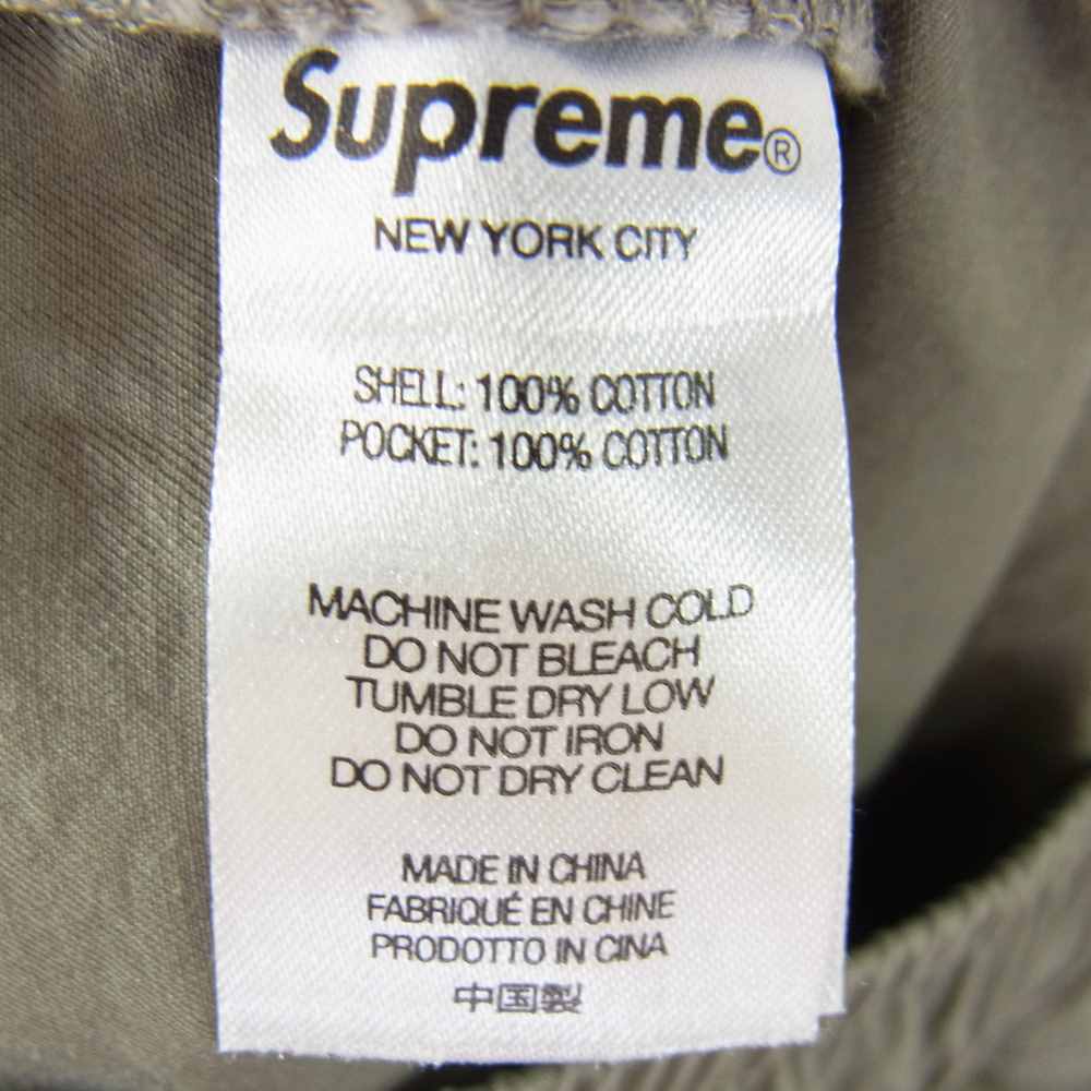 Supreme シュプリーム 22SS cargo zip-off cinch pant カーゴ ジップオフ パンツ グレー系 XL【極上美品】【中古】