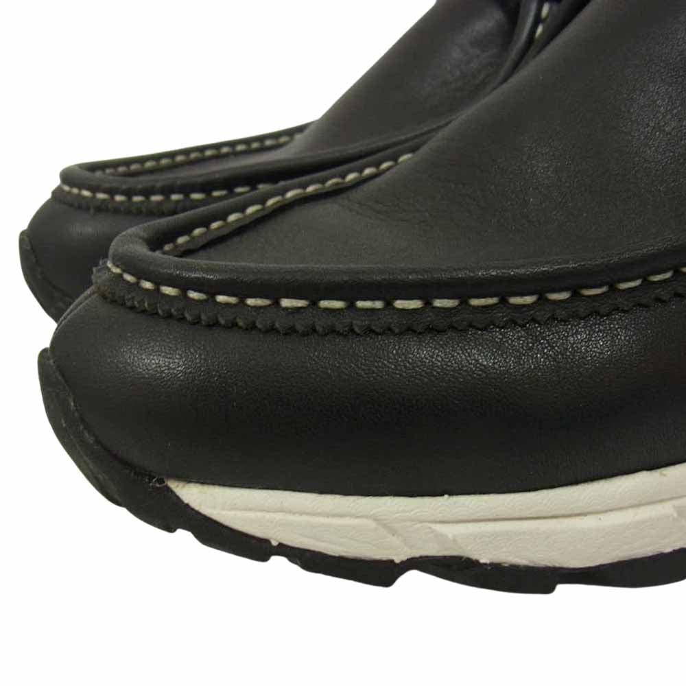 alfredoBANNISTER アルフレッドバニスター モカシン ビブラムソール レザー スニーカー ブラック系 41【中古】