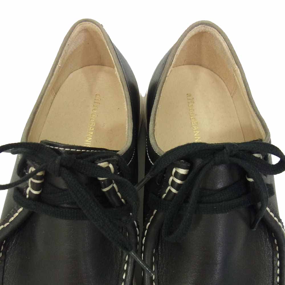 alfredoBANNISTER アルフレッドバニスター モカシン ビブラムソール レザー スニーカー ブラック系 41【中古】