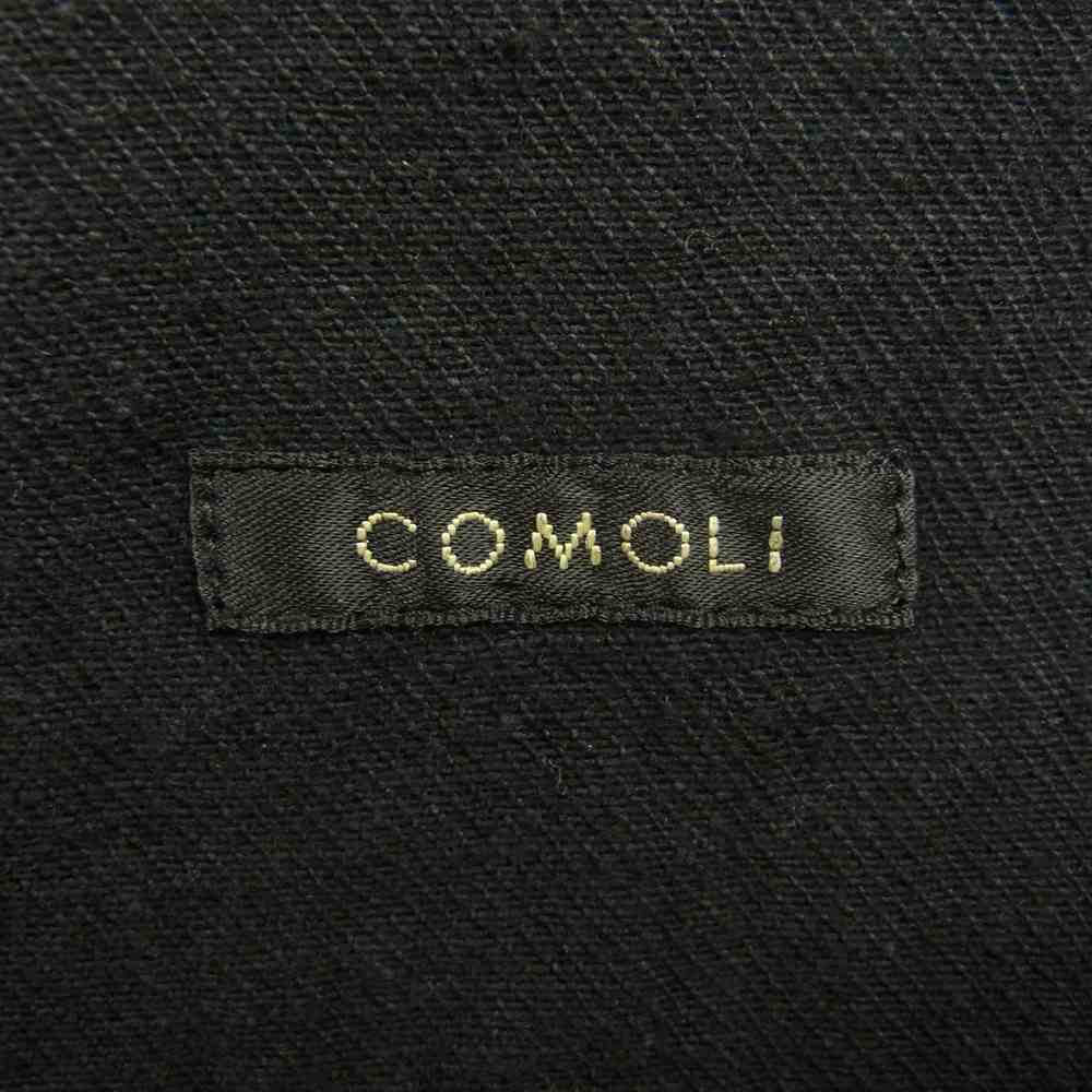 COMOLI コモリ 21AW U03-01013 デニム ワーク ジャケット ブラック系 3