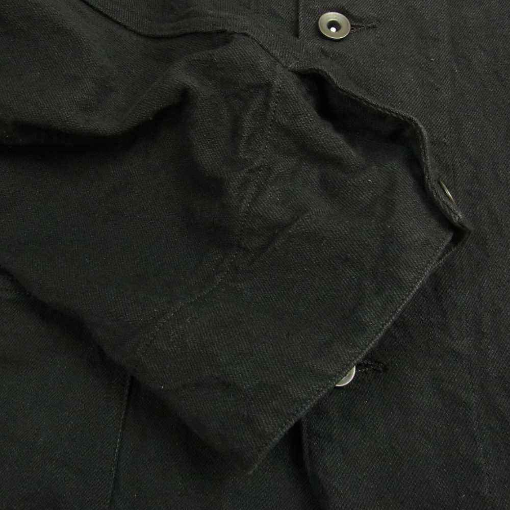 COMOLI コモリ 21AW U03-01013 デニム ワーク ジャケット ブラック系 3