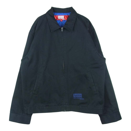 Supreme シュプリーム 21AW JUNYA WATANABE COMME des GARCONS MAN Printed Work Jacket ジュンヤワタナベコムデギャルソンマン バックプリント ワーク ジャケット ブラック系 M【中古】