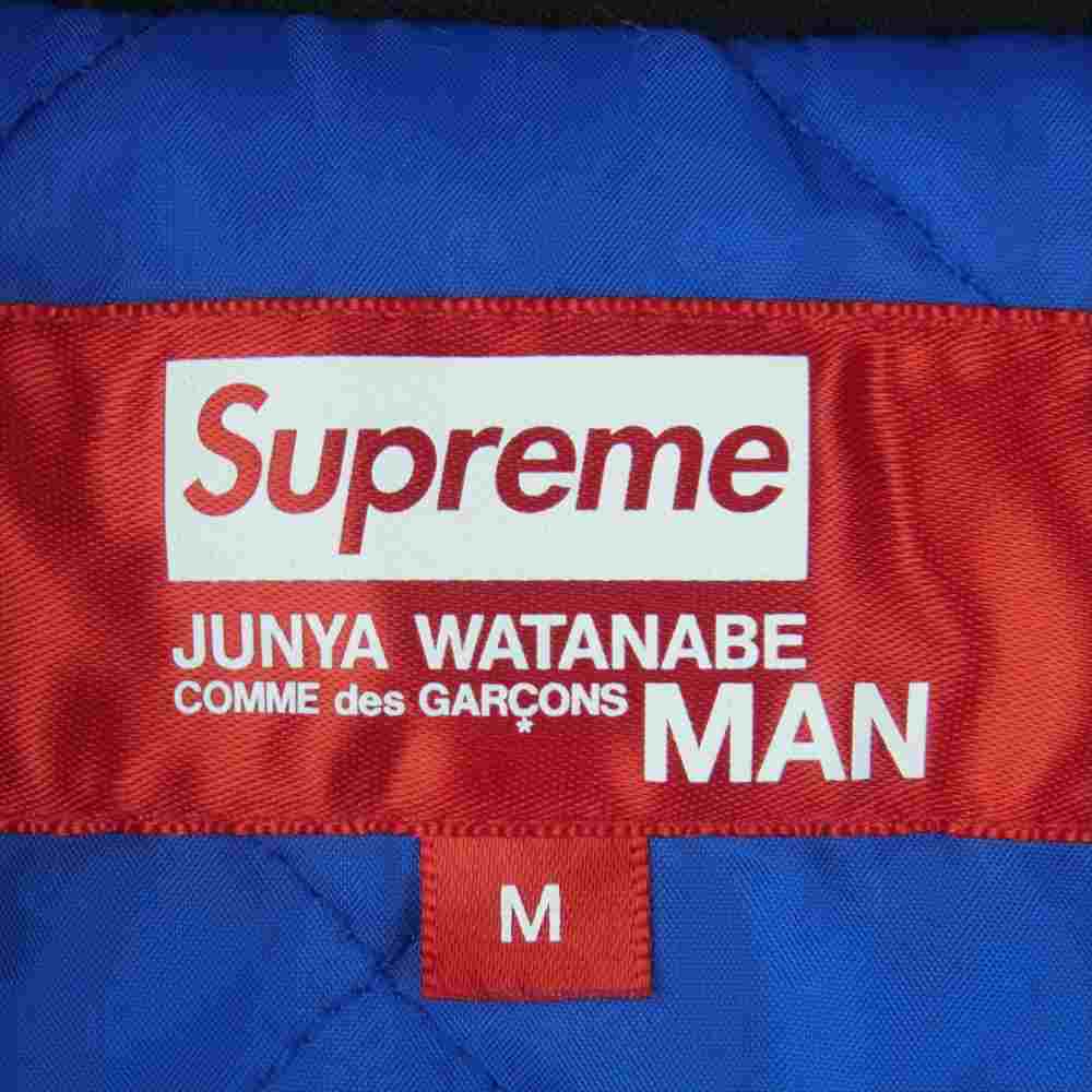Supreme シュプリーム 21AW JUNYA WATANABE COMME des GARCONS MAN Printed Work Jacket ジュンヤワタナベコムデギャルソンマン バックプリント ワーク ジャケット ブラック系 M【中古】