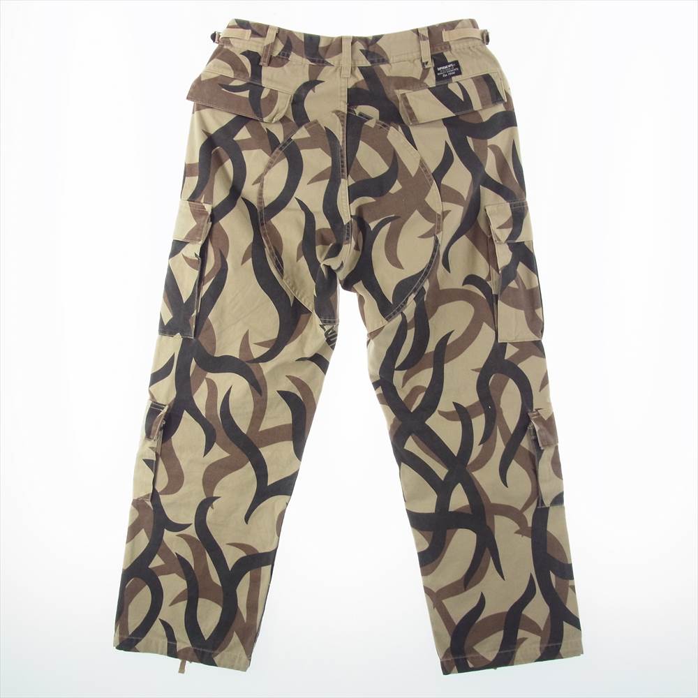 Supreme シュプリーム 19AW Cargo Pant Tan Tribal Camo ロゴ カーゴ パンツ カモ カーキ系 30【中古】