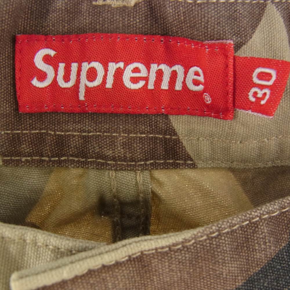 Supreme シュプリーム 19AW Cargo Pant Tan Tribal Camo ロゴ カーゴ パンツ カモ カーキ系 30【中古】