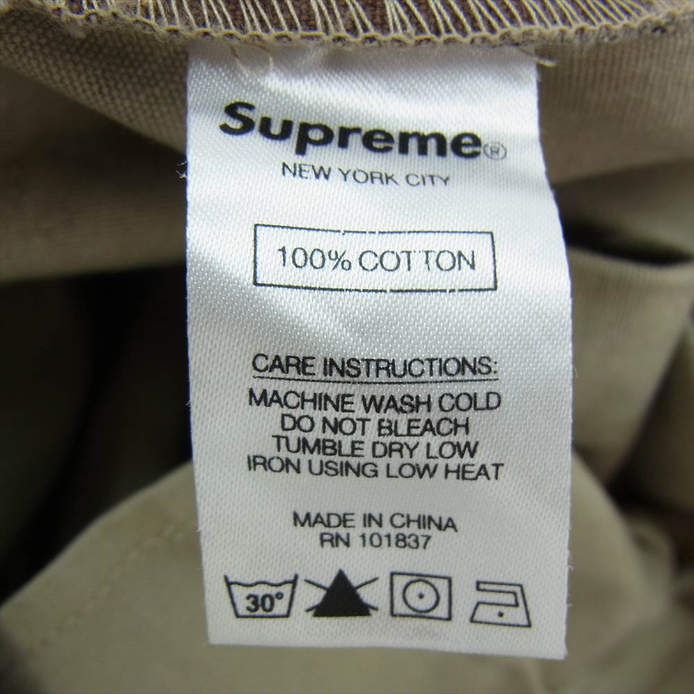Supreme シュプリーム 19AW Cargo Pant Tan Tribal Camo ロゴ カーゴ パンツ カモ カーキ系 30【中古】