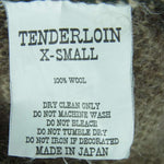 TENDERLOIN テンダーロイン T-MOHAIR CARDIGAN モヘアウール ニット カーディガン 日本製 グリーン系 XS【中古】