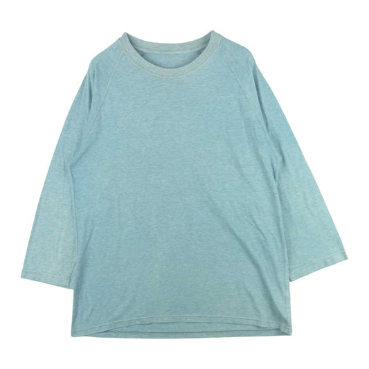 VISVIM ビズビム 18SS 0118105010010 CLUBHOUSE TEE クラブハウス 3/4袖丈 カットソー Tシャツ グレイッシュライトブルー系 3【中古】