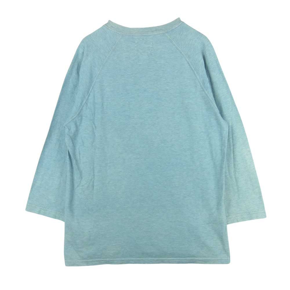 VISVIM ビズビム 18SS 0118105010010 CLUBHOUSE TEE クラブハウス 3/4袖丈 カットソー Tシャツ グレイッシュライトブルー系 3【中古】