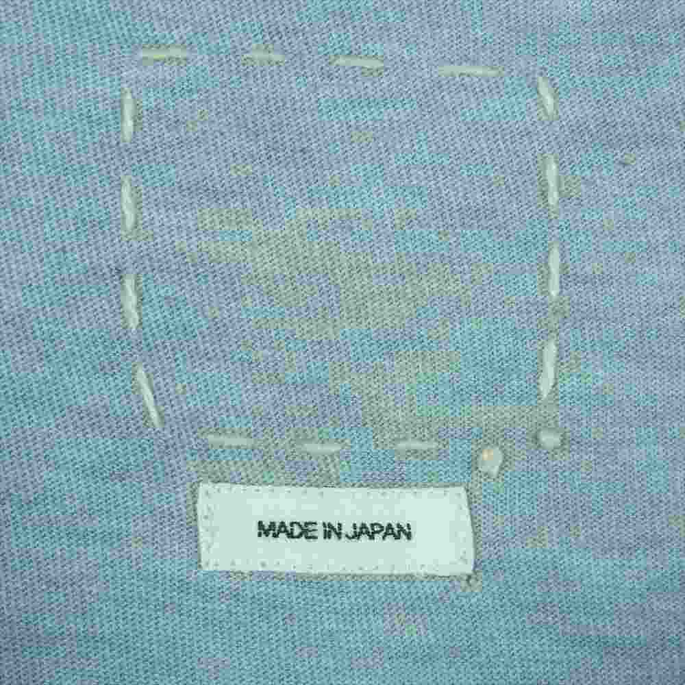 VISVIM ビズビム 18SS 0118105010010 CLUBHOUSE TEE クラブハウス 3/4袖丈 カットソー Tシャツ グレイッシュライトブルー系 3【中古】