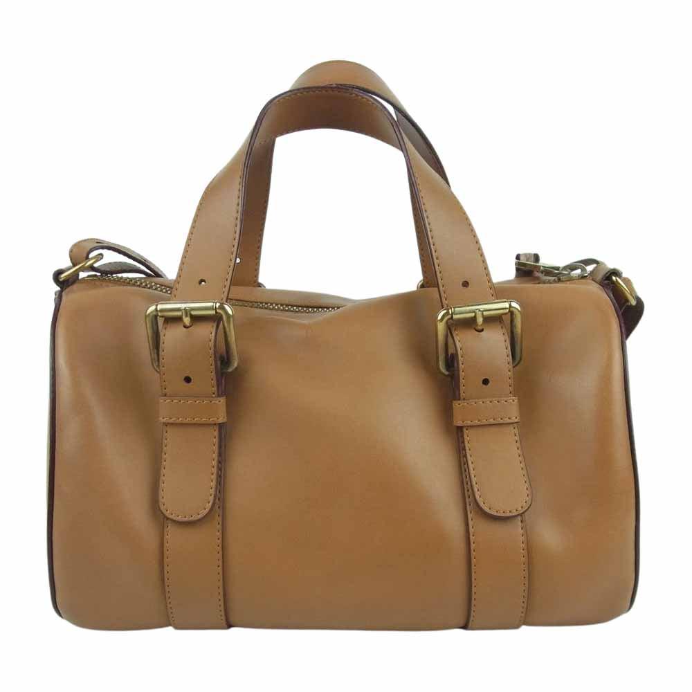 Chloe クロエ 03-12-51-65-5811 SAM サム ミニボストン ハンド バッグ レザー ブラウン系【中古】