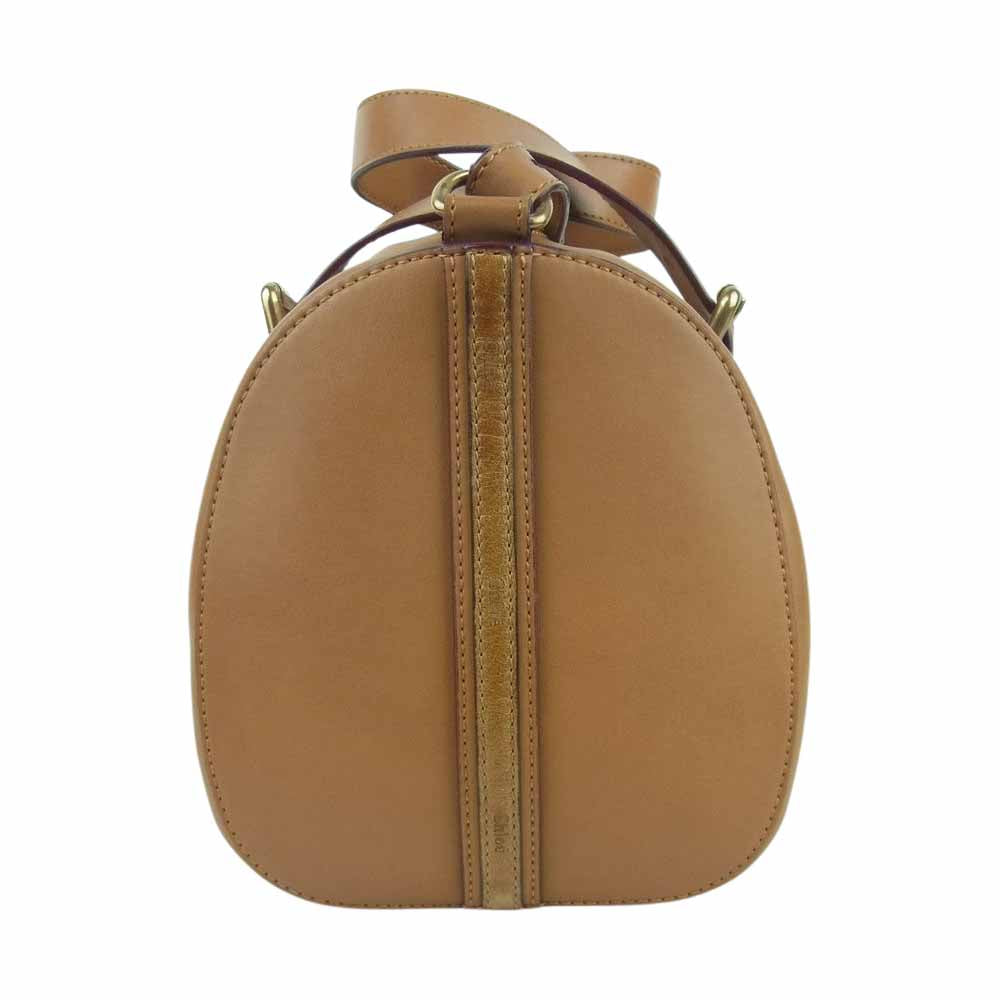 Chloe クロエ 03-12-51-65-5811 SAM サム ミニボストン ハンド バッグ レザー ブラウン系【中古】