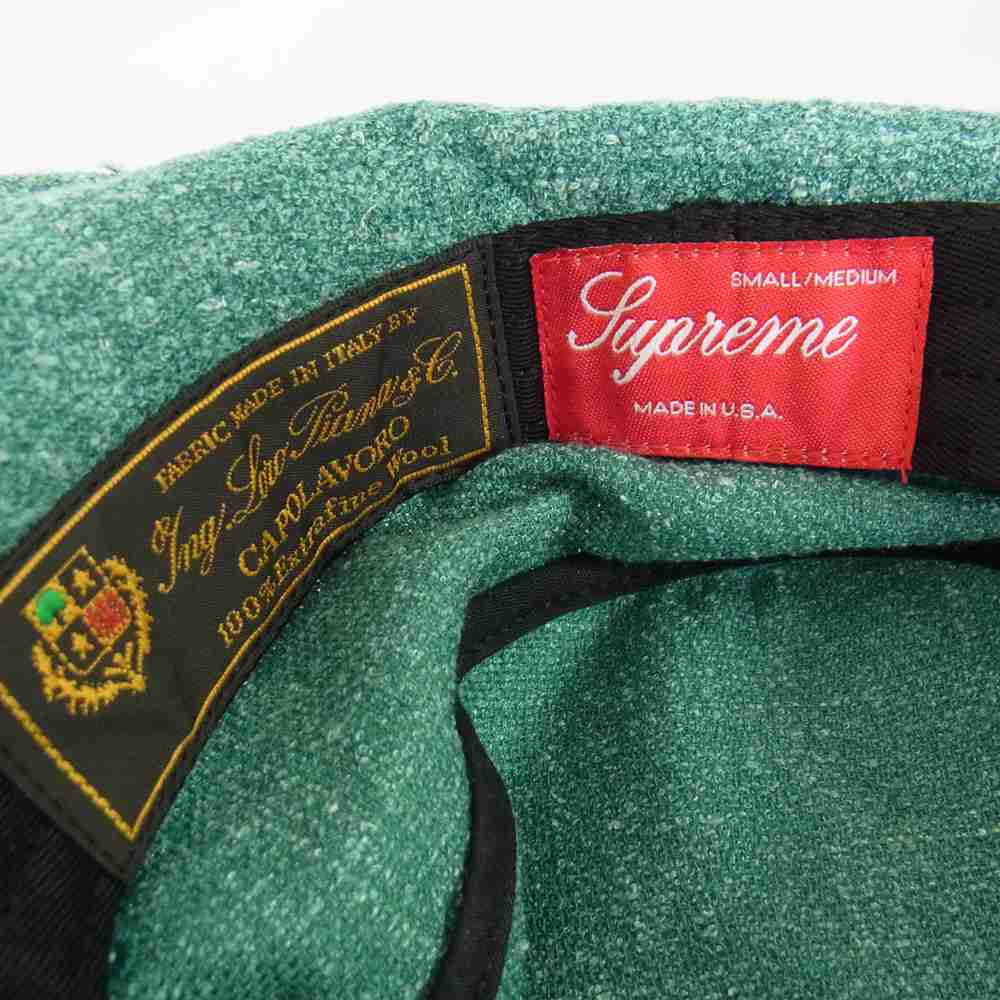 Supreme シュプリーム 21SS Classic Logo Terry Crusher クラシック ロゴ パイル タオル テリー クラッシャー バケット ハット グリーン系【美品】【中古】