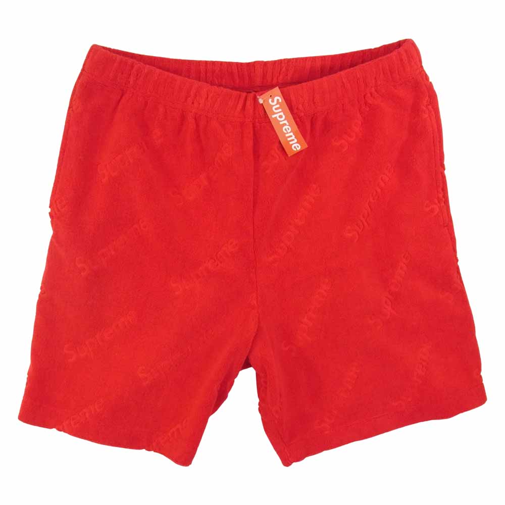 Supreme terry jacquard logo short Clearance
