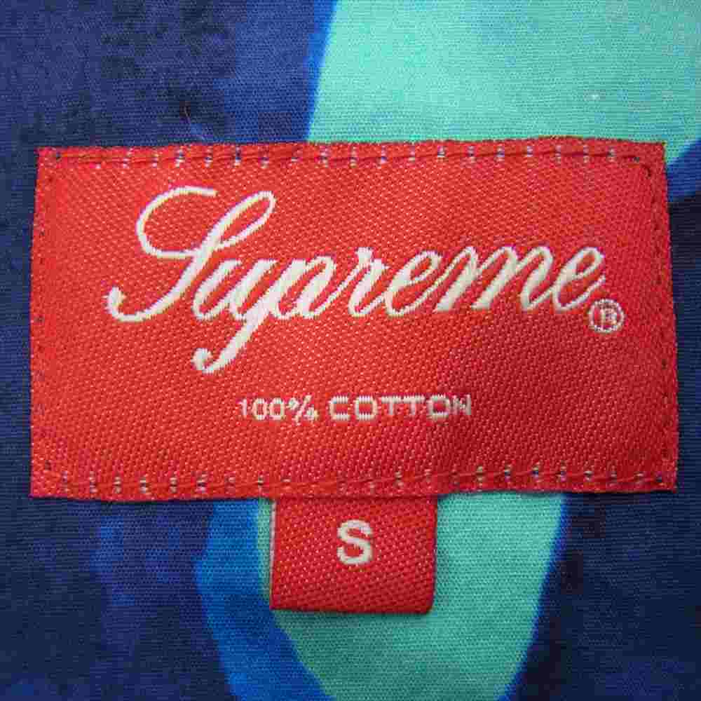 Supreme シュプリーム 20SS Painted Logo Shirt ペイント 総柄 ロゴ 長袖 シャツ マルチカラー系 S【美品】【中古】