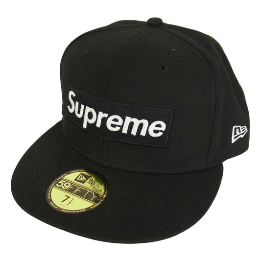 Supreme シュプリーム 21SS New Era CHAMPIONS Box Logo Cap ニューエラ チャンピオン ボックスロゴ ベースボール キャップ ブラック系 59.6cm【美品】【中古】