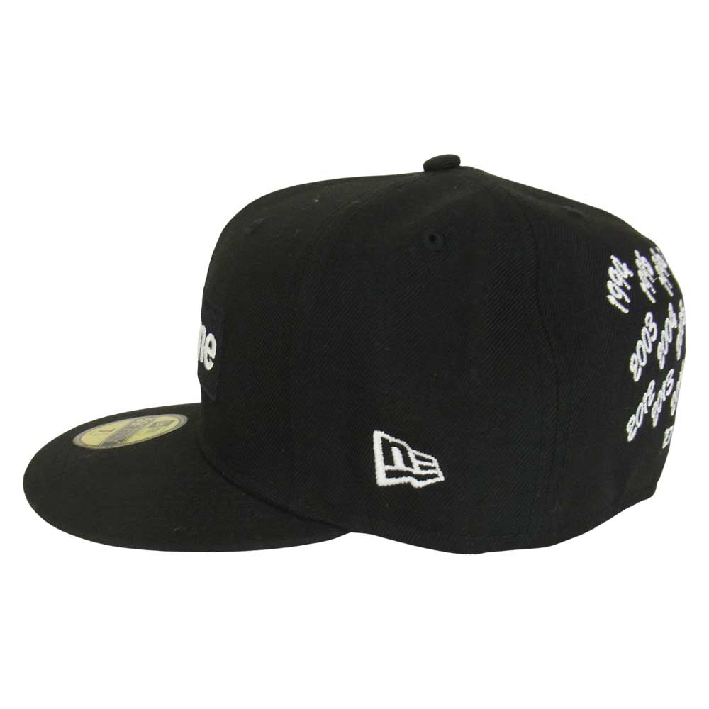 Supreme シュプリーム 21SS New Era CHAMPIONS Box Logo Cap ニューエラ チャンピオン ボックスロゴ ベースボール キャップ ブラック系 59.6cm【美品】【中古】