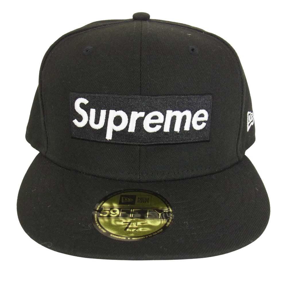 Supreme シュプリーム 21SS New Era CHAMPIONS Box Logo Cap ニューエラ チャンピオン ボックスロゴ ベースボール キャップ ブラック系 59.6cm【美品】【中古】