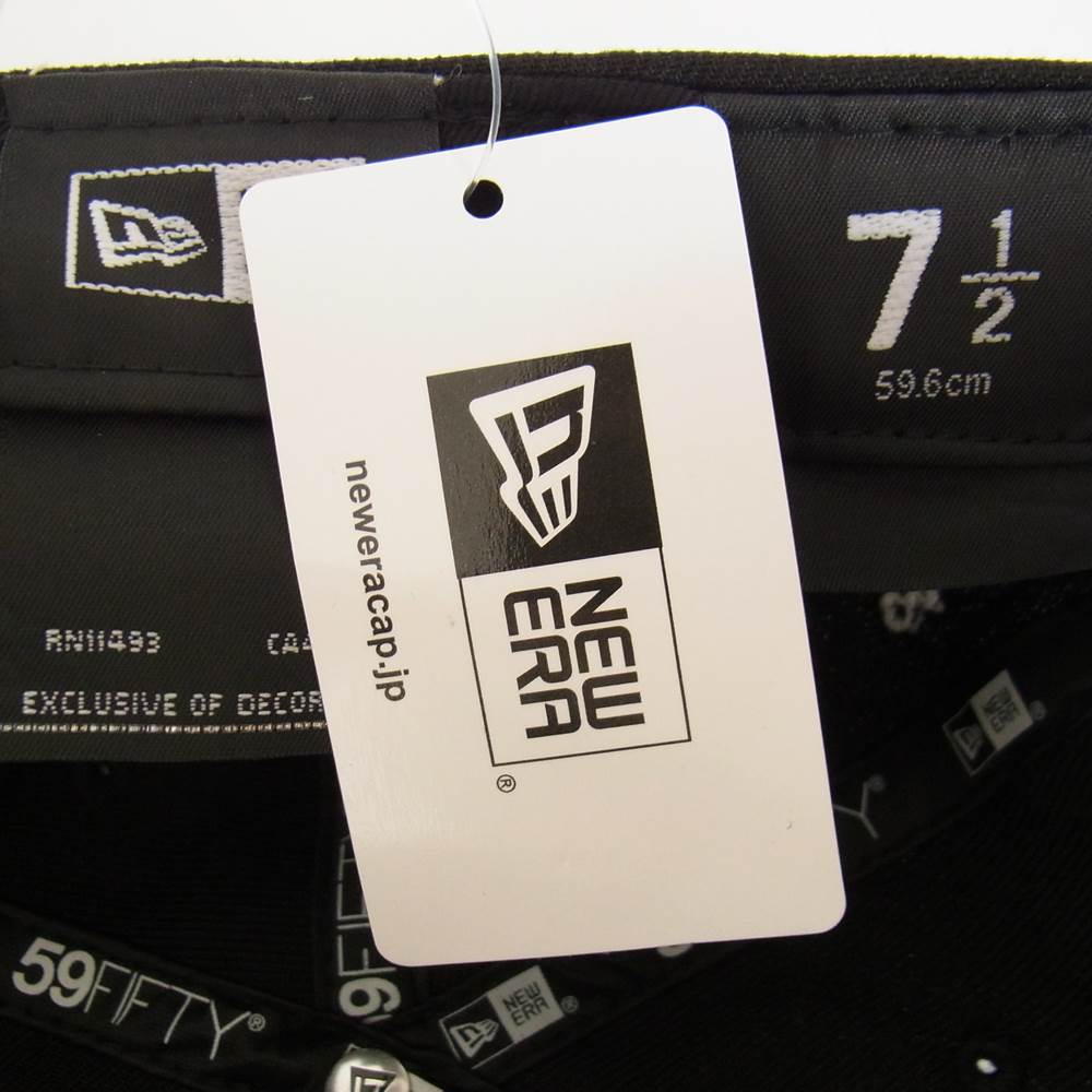 Supreme シュプリーム 21SS New Era CHAMPIONS Box Logo Cap ニューエラ チャンピオン ボックスロゴ ベースボール キャップ ブラック系 59.6cm【美品】【中古】