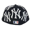 Supreme シュプリーム 21AW New Era New York Yankees Box Logo Cap ニューエラ ニューヨーク ヤンキース ボックスロゴ ベースボール キャップ ダークネイビー系 58.7cm【美品】【中古】
