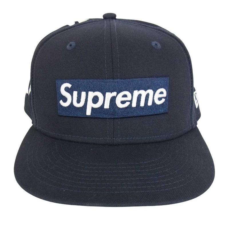 SUPREME シュプリーム 21AW New York Yankees Box Logo New Era ニューヨークヤンキース BOXロゴ キャップ
 ブラック 7 3/8 正規品 / B2792