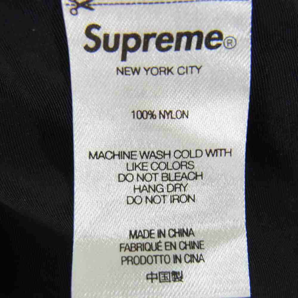 Supreme シュプリーム Warm Up Pant ウォーム アップ ナイロン 裾ジップ ジョガー イージー パンツ ブラック系 S【美品】【中古】