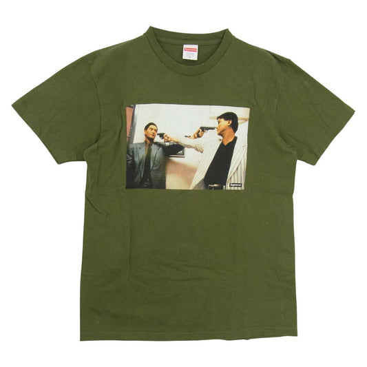 Supreme シュプリーム 18AW The Killer Trust Tee キラー トラスト フォト プリント 半袖 Tシャツ カーキ系 S【美品】【中古】