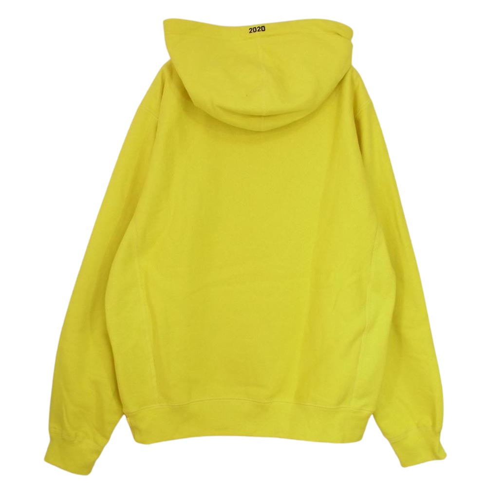 Supreme シュプリーム 20SS Motion Logo Hooded Sweatshirt モーション ロゴ フーデッド プルオーバー パーカー イエロー系 M【中古】