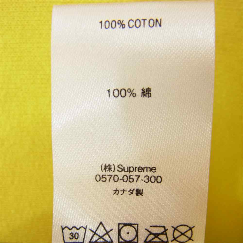 Supreme シュプリーム 20SS Motion Logo Hooded Sweatshirt モーション ロゴ フーデッド プルオーバー パーカー イエロー系 M【中古】
