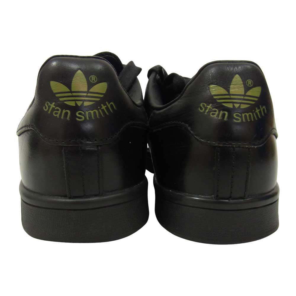 adidas アディダス S74934 STANSMITH TF スタンスミス レザー ローカット スニーカー ブラック系 US7【中古】