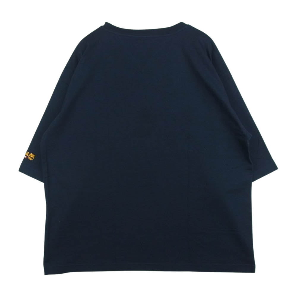 TOMMY HILFIGER トミーヒルフィガー TIMBERLAND ティンバーランド RM FLAG T-SHIRT SS フラッグ 半袖 Tシャツ ダークネイビー系 XL【新古品】【未使用】【中古】