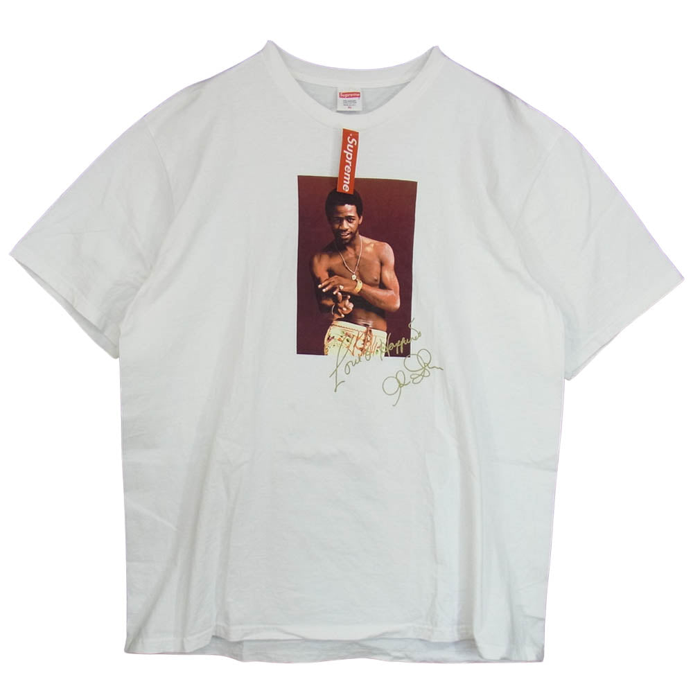 Supreme シュプリーム 22SS Al Green Tee アル グリーン GREATEST HITS プリント Tシャツ ホワイト系 XL【中古】